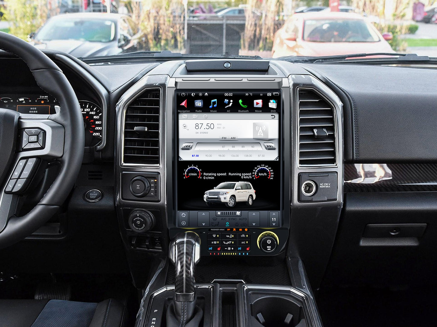 13” Android 9 / 10 Vertical Screen Navigation Radio for Ford Expedition 2018 - 2021 - Smart Car Stereo Radio Navigation | In-Dash audio/video players online - Phoenix Automotive