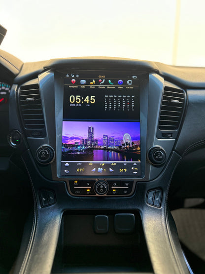 12.1/14.5" 13/14 Fast boot Vertical Screen Navigation Radio for Chevrolet Tahoe Suburban GMC Yukon 2015 - 2020