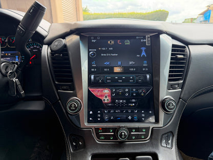 12.1/14.5" 13/14 Fast boot Vertical Screen Navigation Radio for Chevrolet Tahoe Suburban GMC Yukon 2015 - 2020