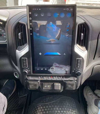 17" Vertical Screen Android 14 Fast boot Navigation Radio for GMC sierra 2019-2021 Chevrolet Silverado 2019-2021
